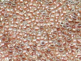 TOHO Round Beads 15/0 - 267 Rose Gold-Lined Crystal (ca. 6g)
