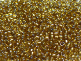 TOHO Round Beads 15/0 - 278 Gold-Lined Topaz (ca. 6g)