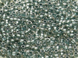 TOHO Round Beads 15/0 - 288 Metallic Blue-Lined Crystal (30g Vorteilspack)