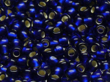 Toho Round Beads 11/0 - 28DF Silver-Lined Frosted Cobalt (ca. 10g)