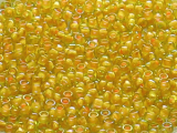 TOHO Round Beads 15/0 - 302 Apricot-Lined Jonquil (30g Vorteilspack)