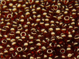 TOHO Round Beads 8/0 - 329 Gold-Lustered African Sunset (ca. 9,5g)