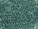 TOHO Round Beads 15/0 - 374 Transparent Luster Emerald Green/ Denim Blue (30g Vorteilspack)