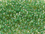 TOHO Round Beads 15/0 - 380 Mint Julep-Lined Topaz (ca. 6g)