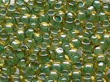 TOHO Round Beads 8/0 - 380 Mint Julep-Lined Topaz (ca. 9,5g)