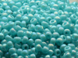 TOHO Round Beads 15/0 - 413 Opaque Rainbow Turquoise (ca. 6g)