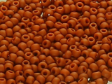 TOHO Round Beads 11/0 - 46LF Opaque Frosted Terra Cotta (ca. 10g)