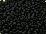 TOHO Round Beads 11/0 - 49F Opaque Matte Jet (50g Vorteilspack)