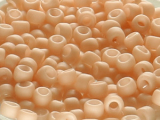 TOHO Round Beads 8/0 - 763 Opaque Pastel Frosted Apricot (ca. 9,5g)