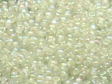 TOHO Round Beads 8/0 - 777 Snow-Lined Rainbow Crystal (ca. 9,5g)