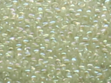 TOHO Round Beads 11/0 - 777 Cream-Lined Rainbow Crystal (ca. 10g)