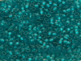 TOHO Round Beads 15/0 - 7BDF Transparent Frosted Teal (ca. 6g)