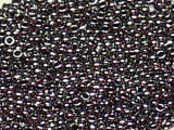 TOHO Round Beads 15/0 - 90 Metallic Amethyst Gun Metal (30g Vorteilspack)