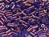 Toho Bugle Beads #1 3mm - 461 Higher-Metallic Grape (ca. 11g)