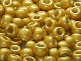 TOHO Round Beads 6/0 - PF557F PermaFinish Matte Galvanized Gold (ca. 8,5g)