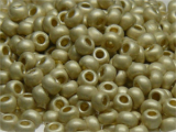 TOHO Round Beads 11/0 - PF558F PermaFinish Matte Galvanized Aluminum (50g Vorteilspack)