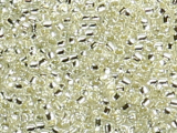 TOHO Treasure Beads 11/0 - PF21 PermaFinish Silver-Lined Crystal (ca. 5g)